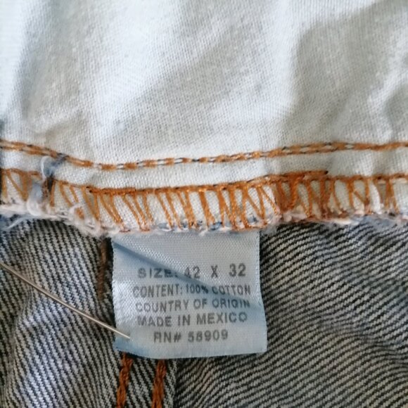 Cremieux Mens Blue Premium Denim High Rise Straight Leg Bootcut Jeans Size 42X32 - Picture 6 of 8